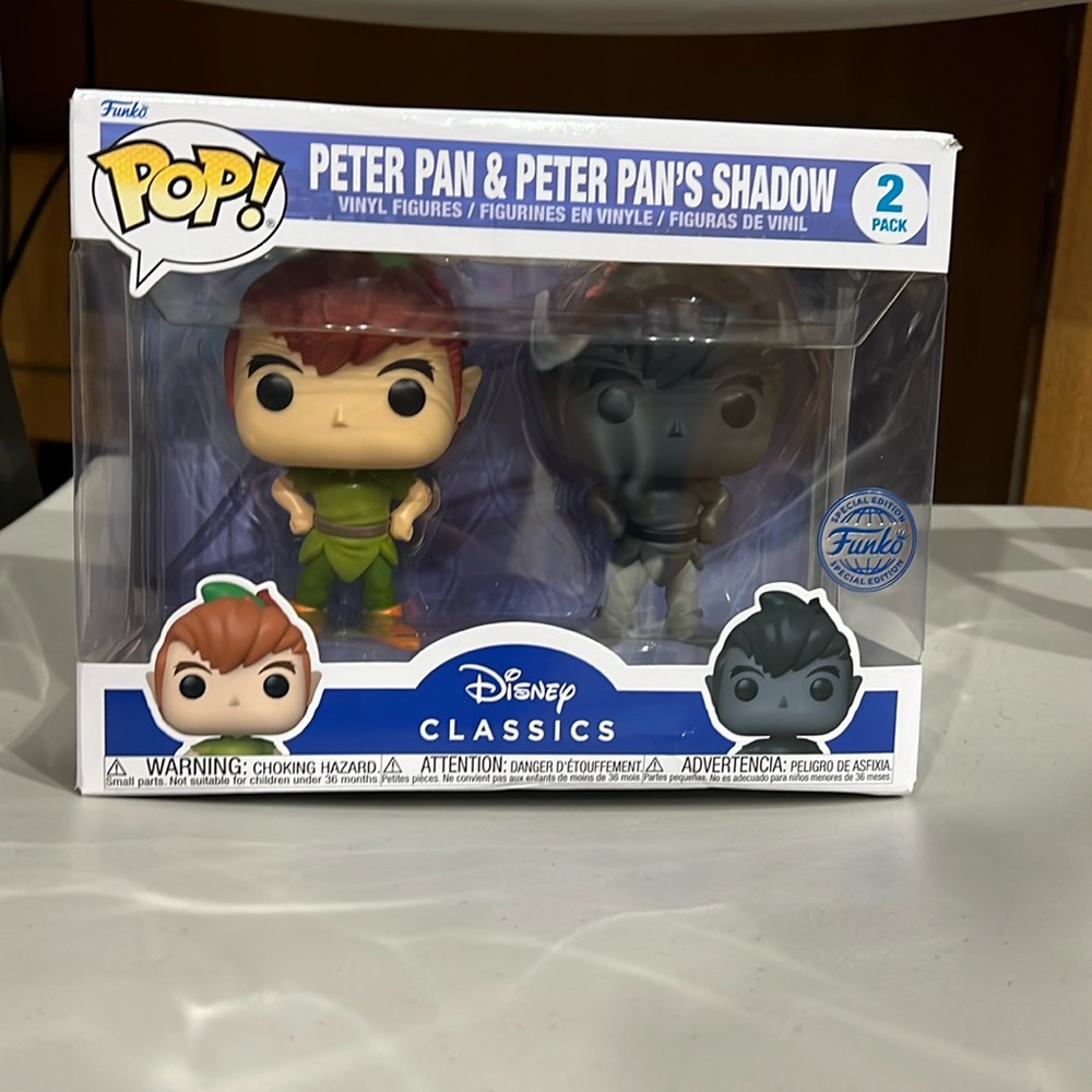 Funko Pop! Vinyl: Disney - Peter Pan & Peter Pan's Shadow